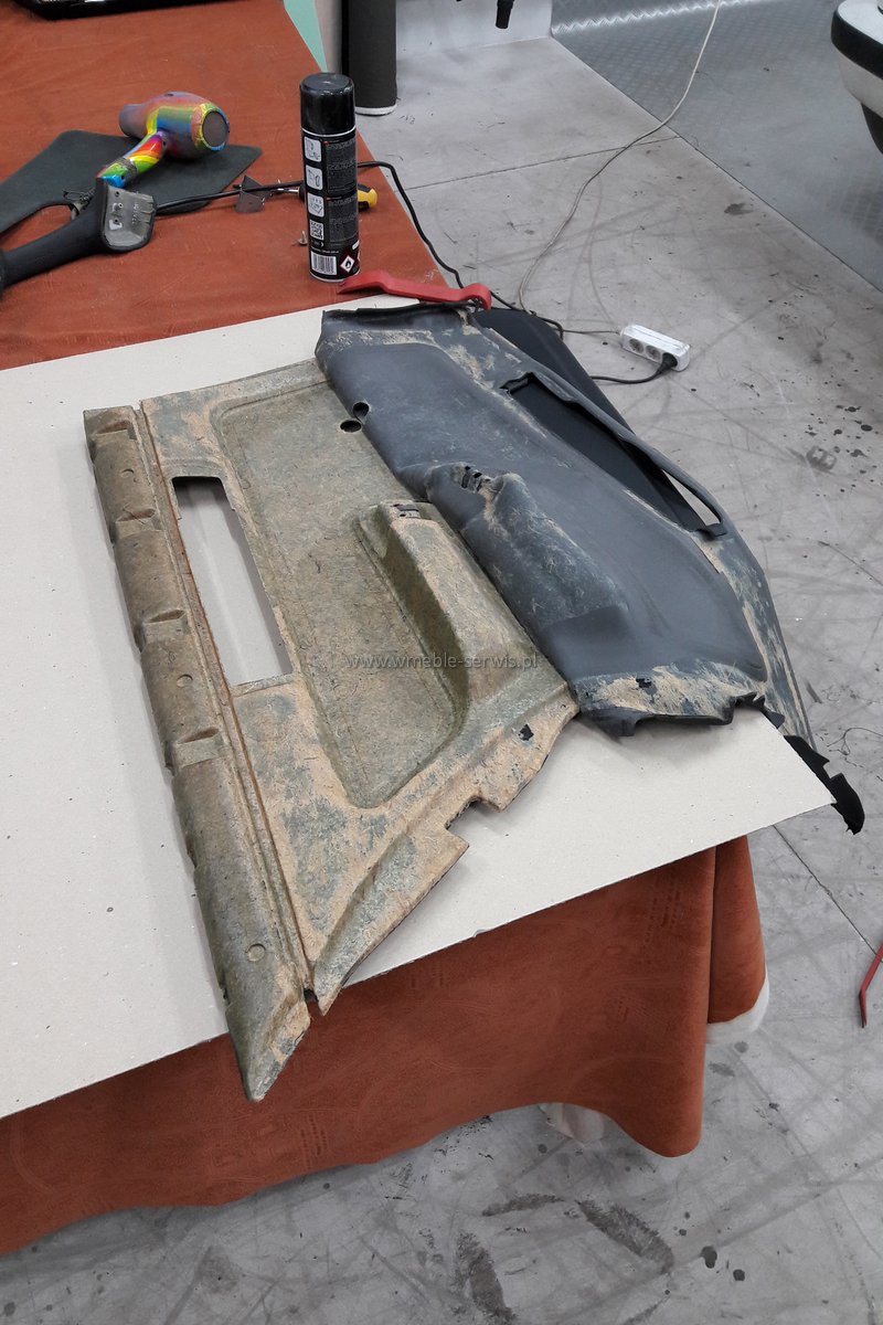 Naprawa tapicerki skóro-podobnej samochodowej