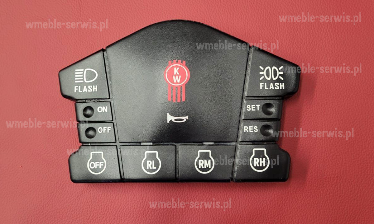 Renowacja panelu przycisków kierownicy Kenworth W900