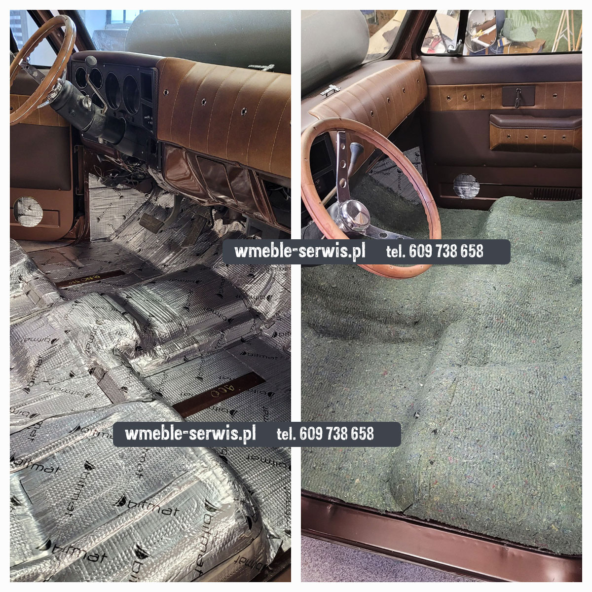 Wyciszania wnętrza samochodu Chevrolet C10 Pickup