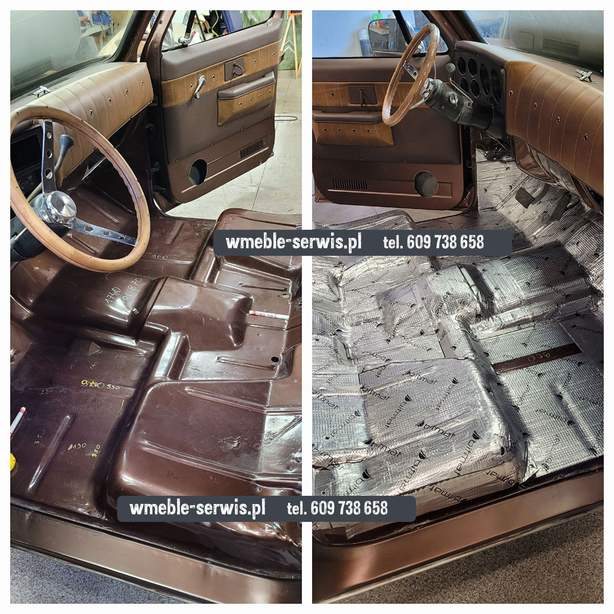 Wyciszania wnętrza samochodu Chevrolet C10 Pickup