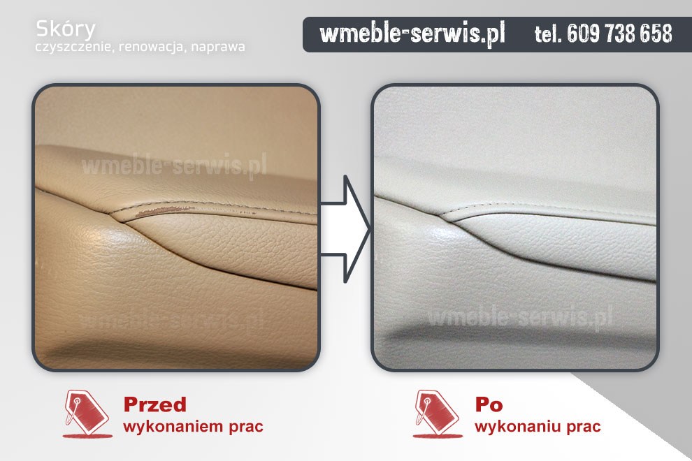 Uszkodzony skórzany narożnik BMW X6