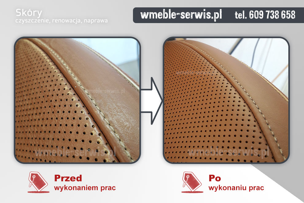 Naprawa drobnych uszkodzeń skóry MERCEDES S63 AMG