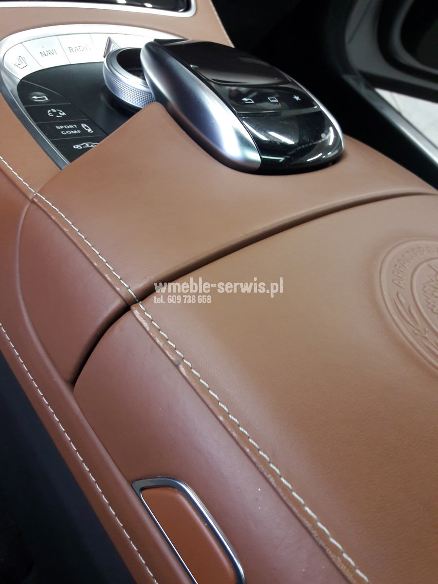Naprawa drobnych uszkodzeń skóry MERCEDES S63 AMG