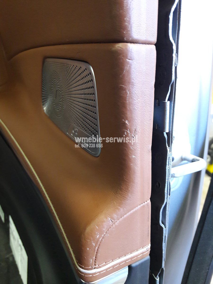 Naprawa drobnych uszkodzeń skóry MERCEDES S63 AMG