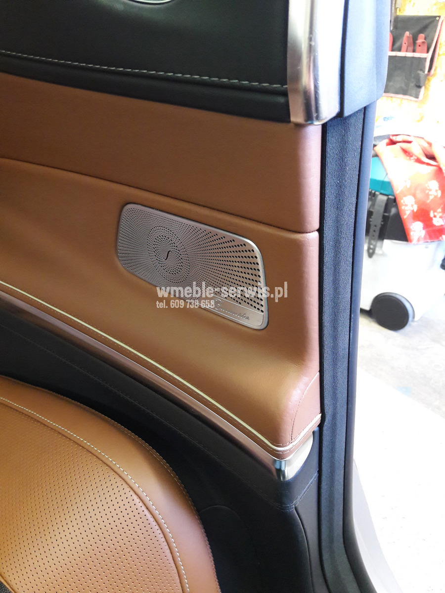 Naprawa drobnych uszkodzeń skóry MERCEDES S63 AMG