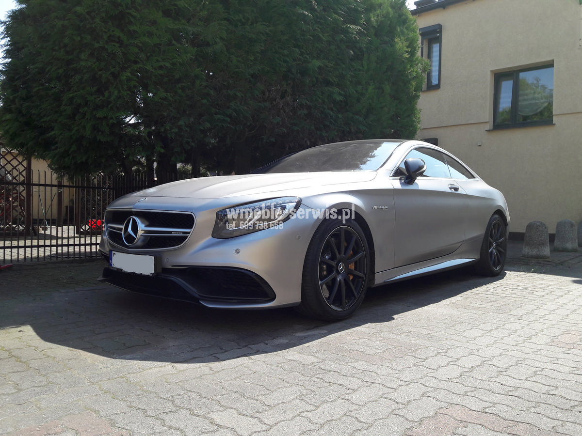 Naprawa drobnych uszkodzeń skóry MERCEDES S63 AMG