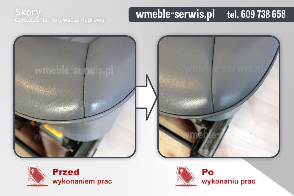 Naprawa skórzanego fotela Poznań