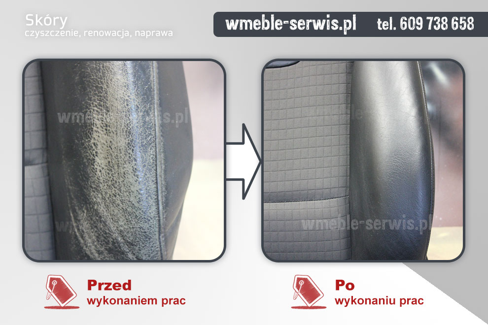 Naprawa fotela ze skóry Warszawa