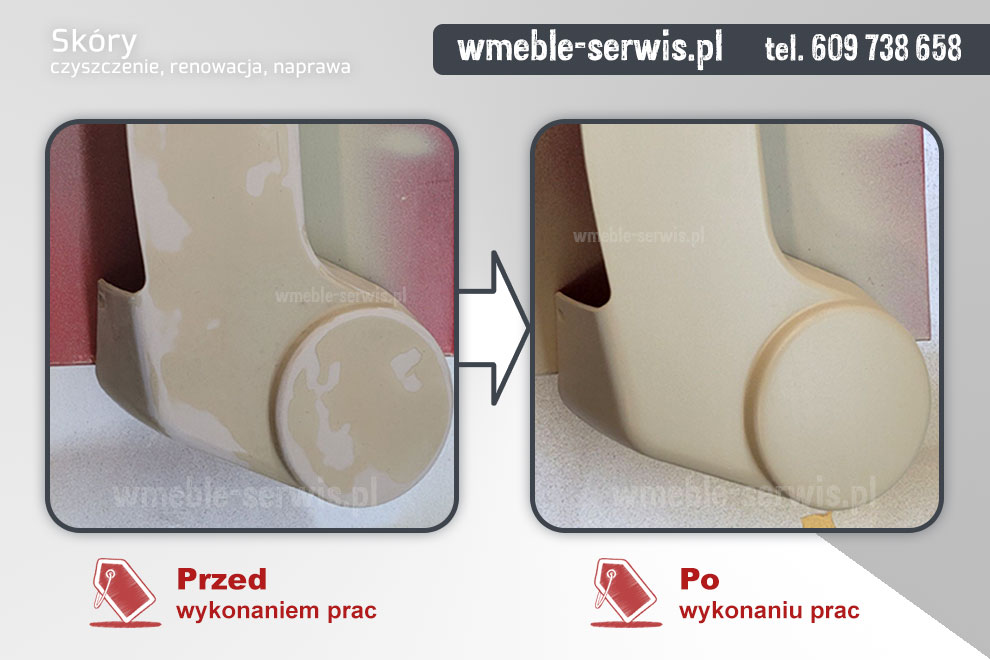 Naprawa, renowacja elementów plastikowych fotela BMW