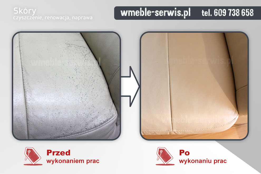 Naprawa, czyszczenie skóry Warszawa