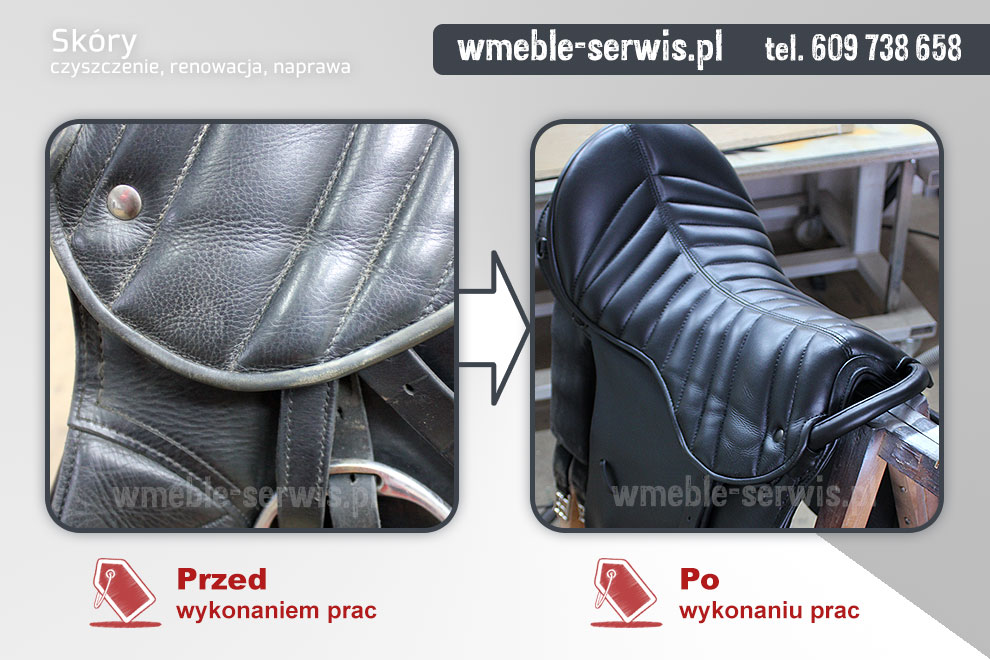 Siodło końskie - czyszczenie, renowacja, konserwacja