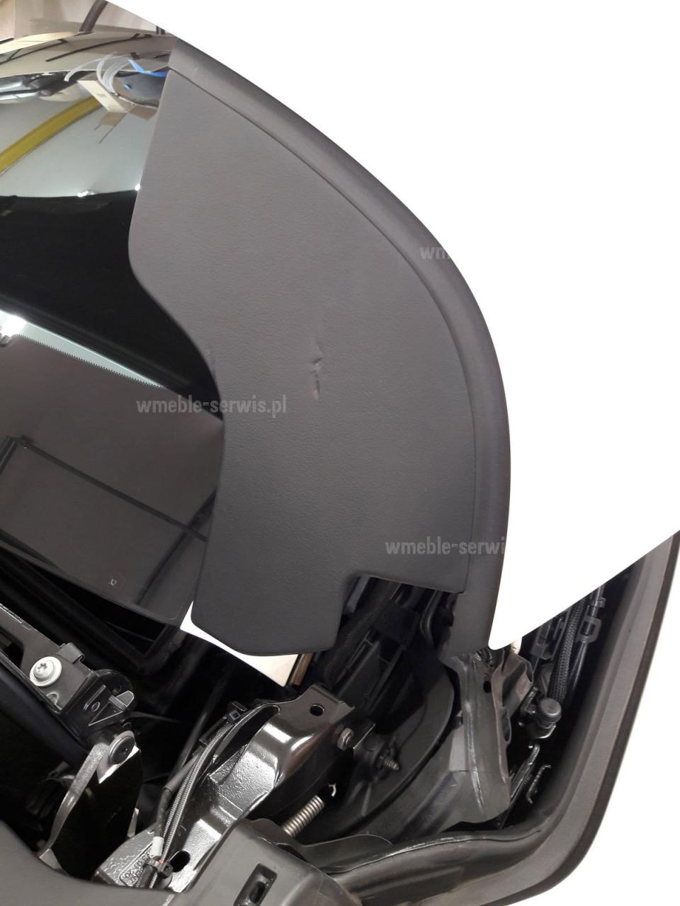 Naprawa skór w mercedesie SL63 cabrio