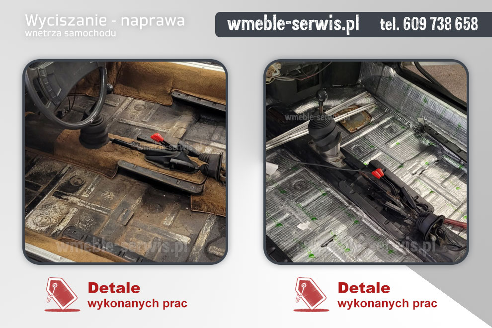 Wyciszenie wnętrza Porsche 911A