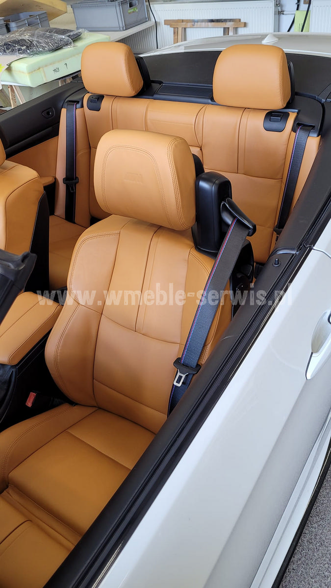 Wymiana tapicerki skórzanej w BMW M3