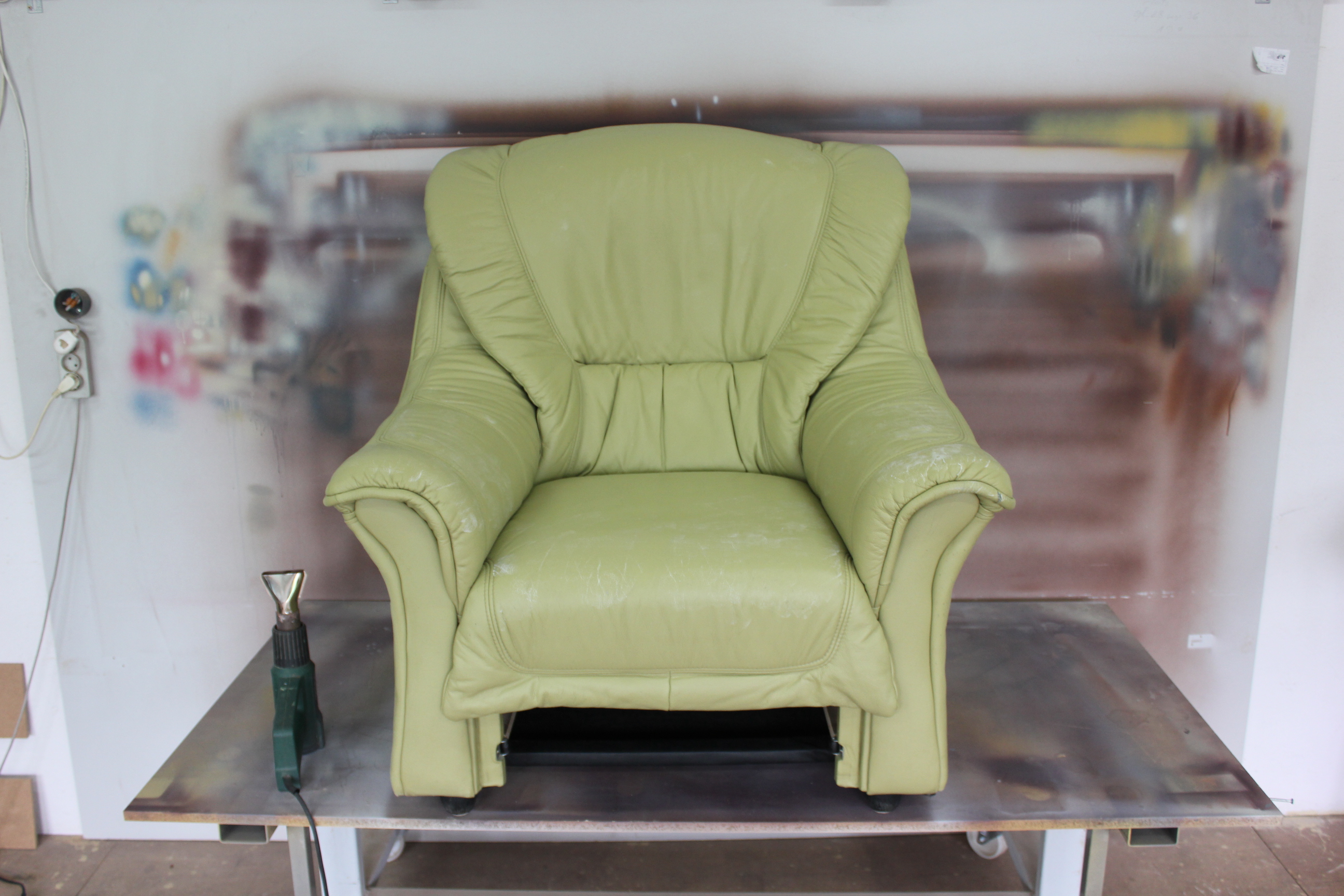 Zmiana koloru skóry fotela Poznań