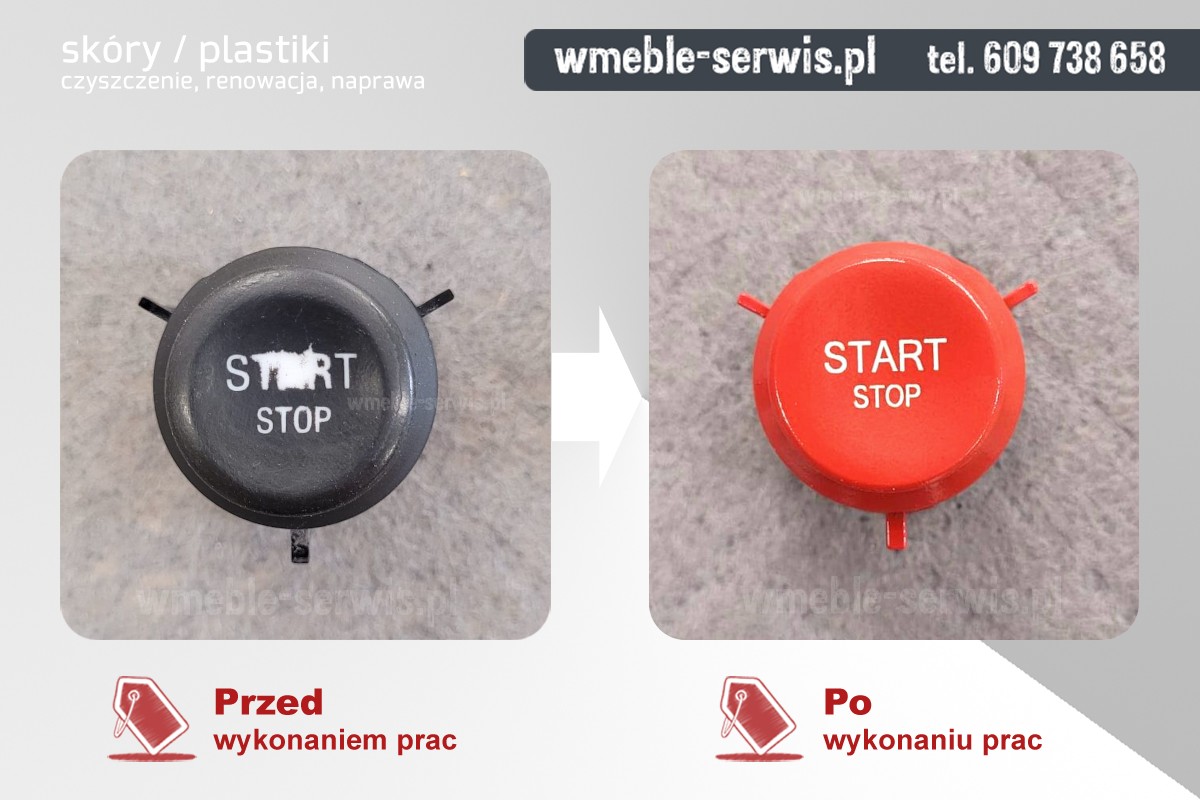 Zmiana koloru przycisku START/STOP na czerwony