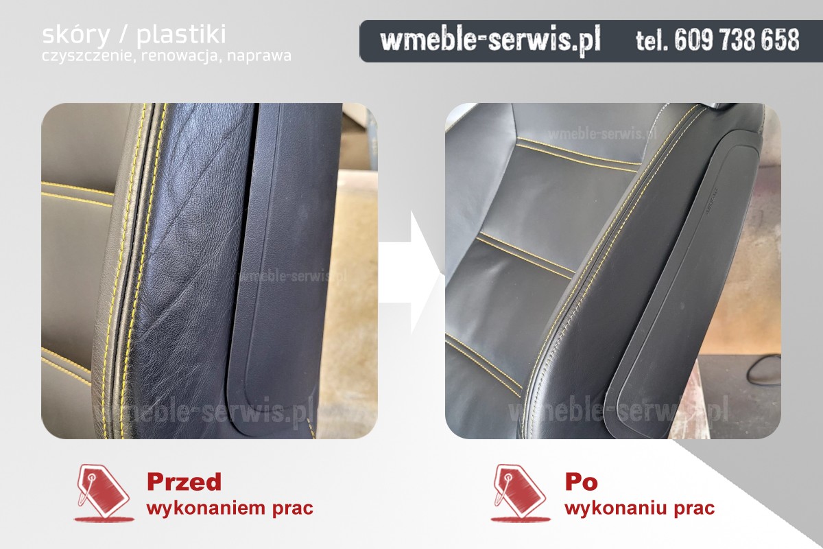 Uszkodzenie fotela kierowcy w Lamborghini